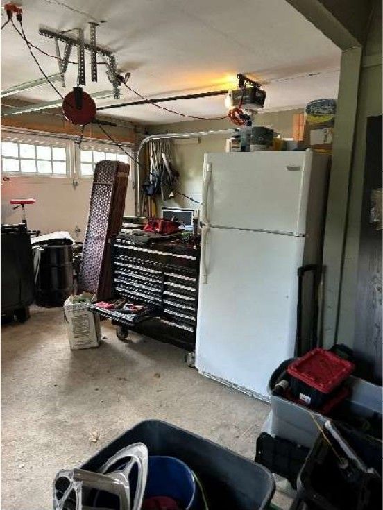 Obsolete electrical panel in the garage of a Yardley, PA home found during a home inspection, an outdated panel of concern