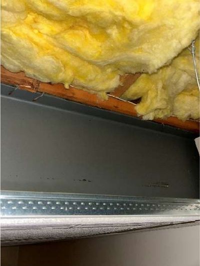 Geothermal heat pump air handler and ductwork in a Schwenksville PA home with poor second-floor air flow, documented during a June 2026 home inspection